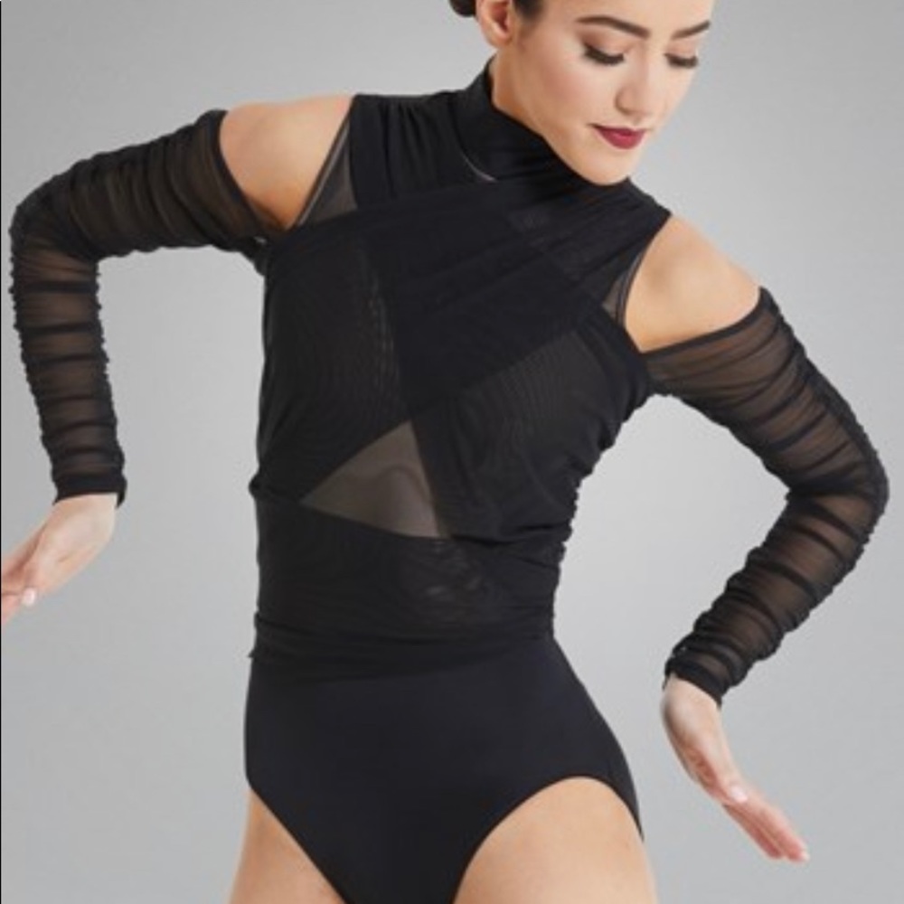 Balera Cold Shoulder Dance Leotard
